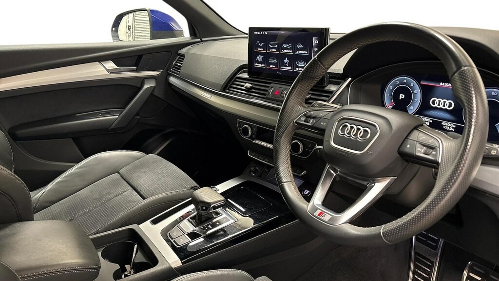 Audi Q5 2.0 Tfsi 45 S Line Suv S Tronic Quattro RE73WTX Blue #6