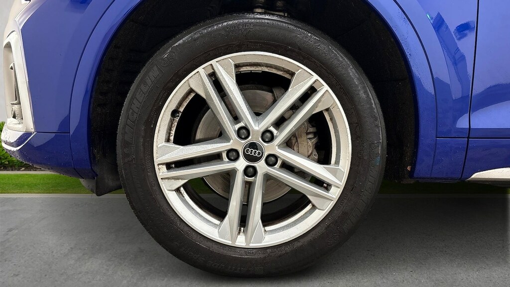 Audi Q5 2.0 Tfsi 45 S Line Suv S Tronic Quattro RE73WTX Blue #5