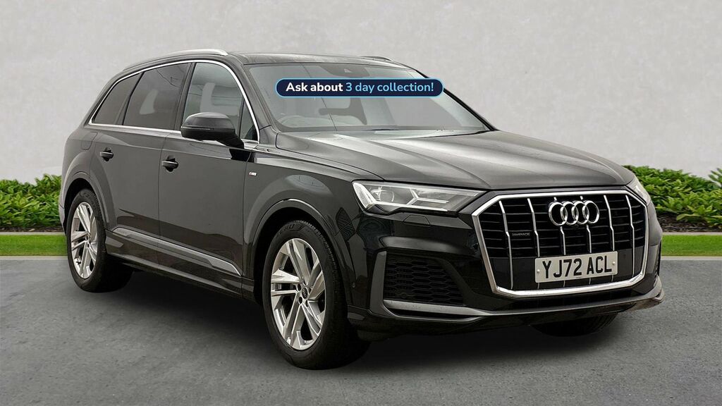 Audi Q7 3.0 Tfsi V6 55 S Line Suv Tiptronic Qua Black
