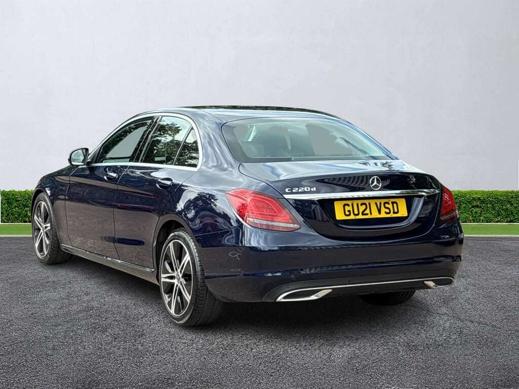Mercedes-Benz C Class C220d Sport Edition 9G-tronic GU21VSD Blue #2
