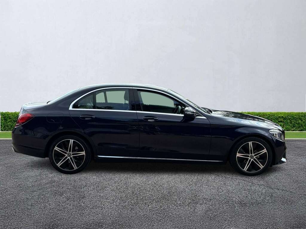 Mercedes-Benz C Class C220d Sport Edition 9G-tronic GU21VSD Blue #3