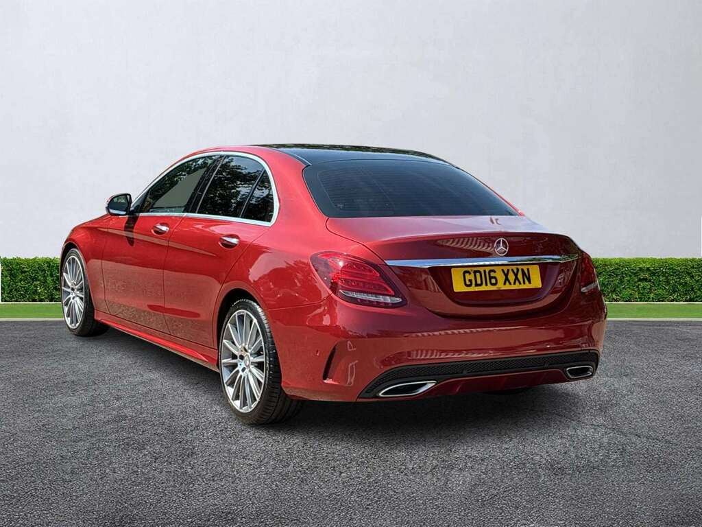 Mercedes-Benz C Class C200d Amg Line Premium GD16XXN Red #2