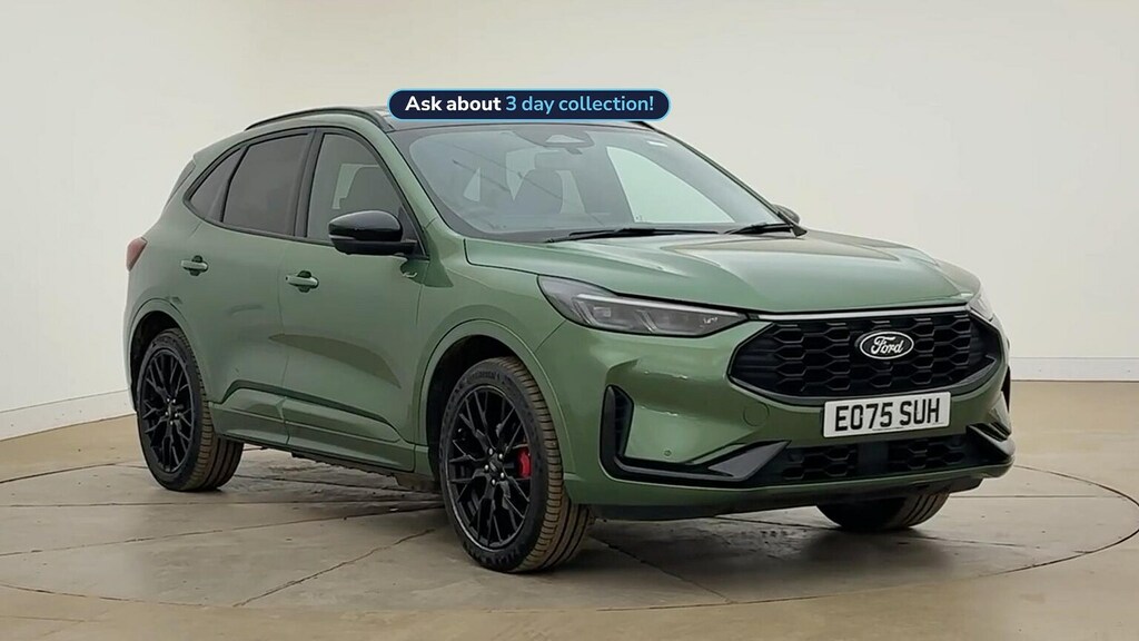 Ford Kuga 2.5 Duratec 14.4Kwh St-line X Black Package Suv Green