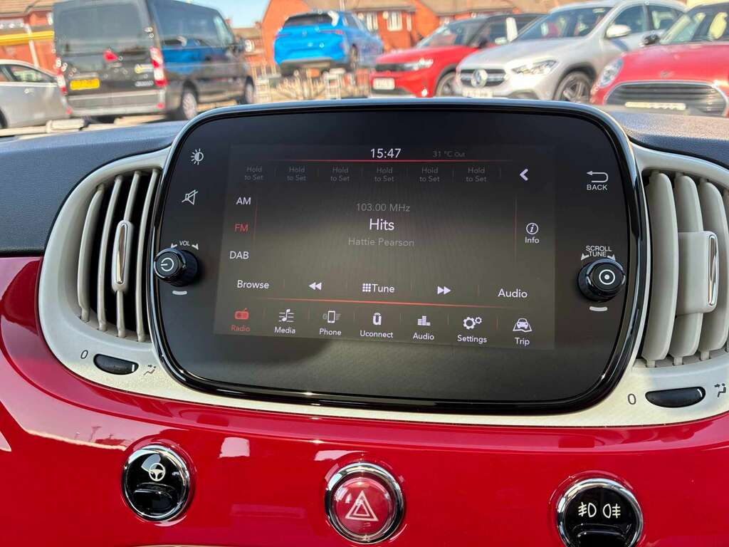 Fiat 500 Manual Red #9