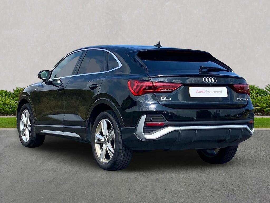 Audi Q3 1.5 Tfsi Cod 35 S Line Sportback S Tron NU74ZHN Black #2