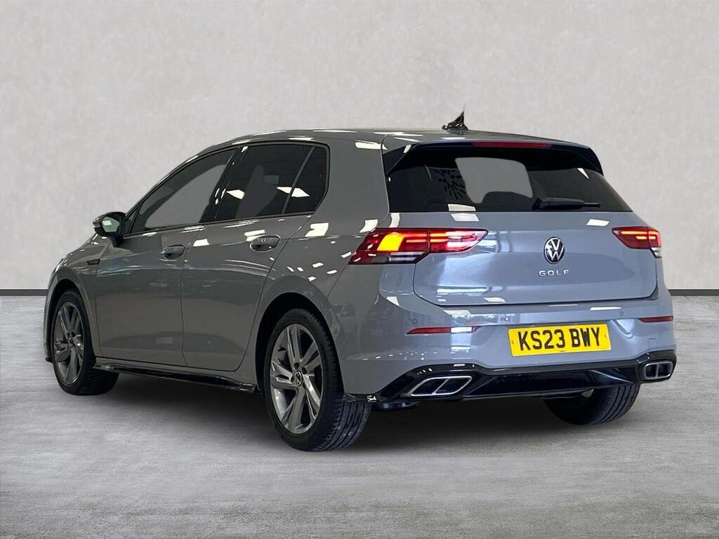 Volkswagen Golf 2.0 Tdi R-line Hatchback Dsg Euro 6 S KS23BWY Grey #2