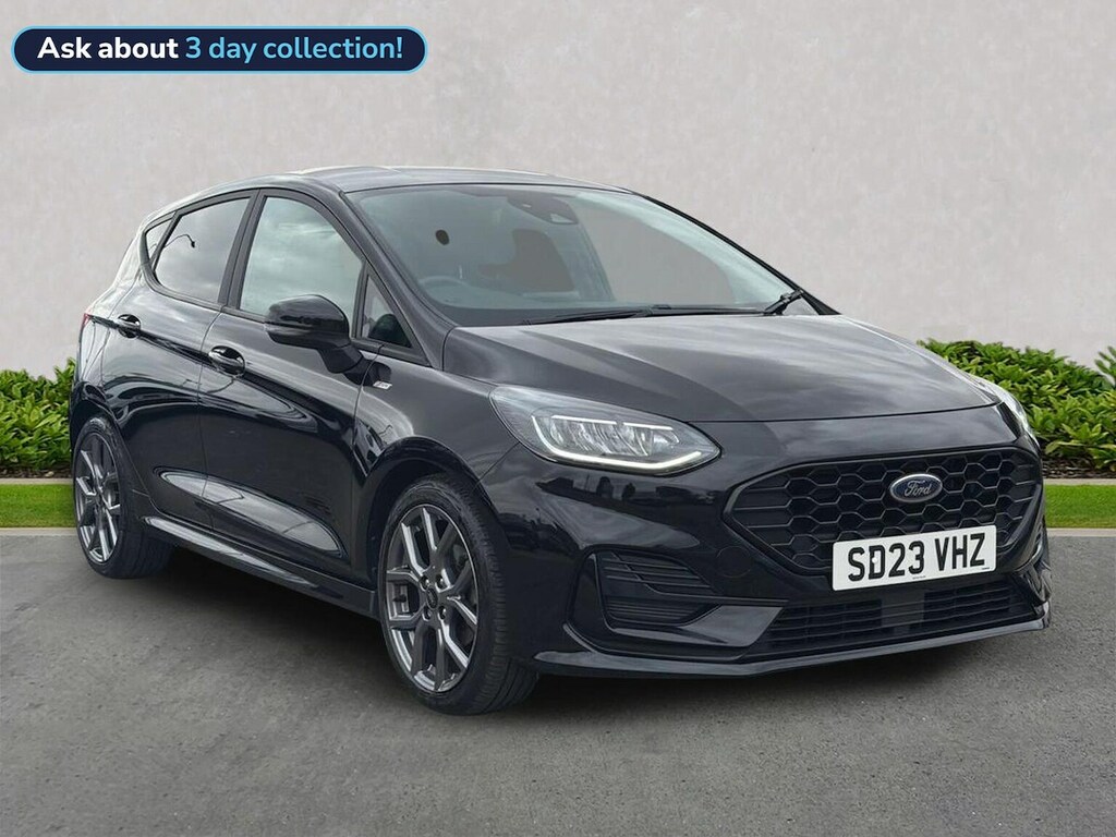 Ford Fiesta 1.0T Ecoboost Mhev St-line Edition Hatchback P Black