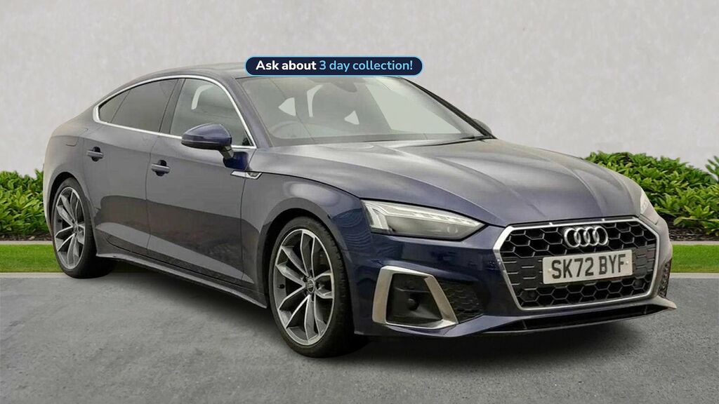 Audi A5 2.0 Tdi 35 S Line Sportback S Tronic Eu Blue