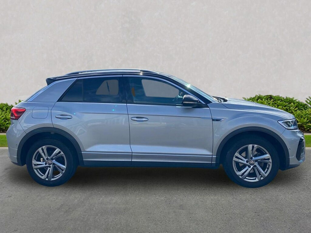 Volkswagen T-Roc 1.5 Tsi R-line Suv Dsg Euro 6 Ss 15 NC72KHG Silver #2