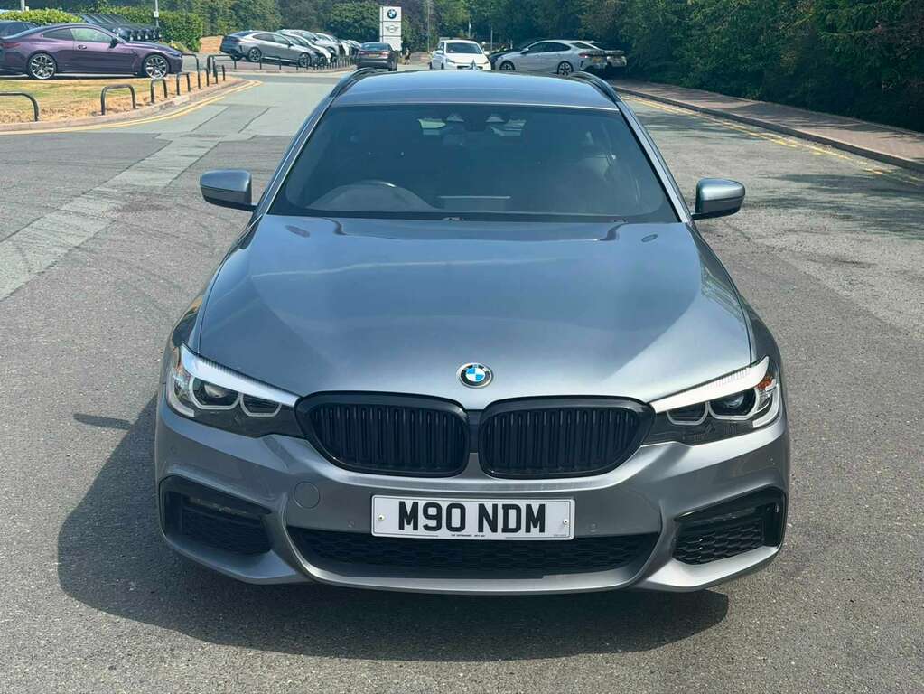 BMW 5 Series 520D Xdrive M Sport Blue #2