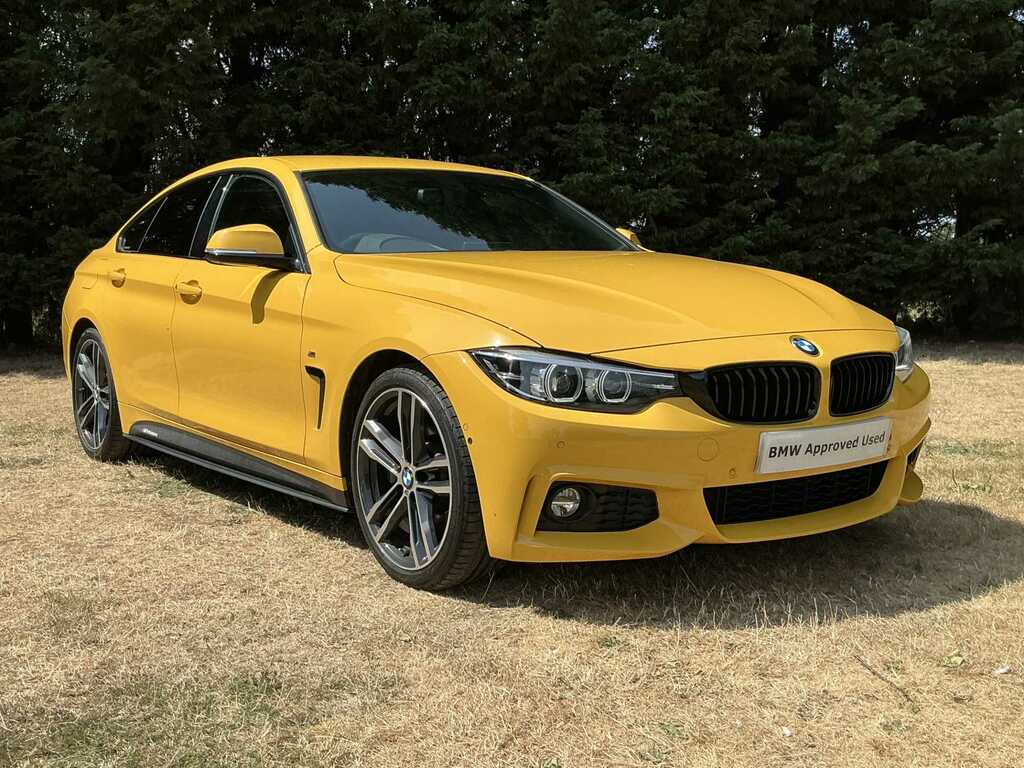 BMW 4 Series 440I M Sport Professional Media Yellow