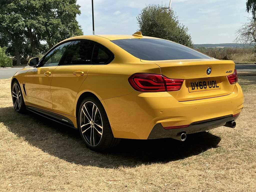 BMW 4 Series 440I M Sport Professional Media Yellow #2