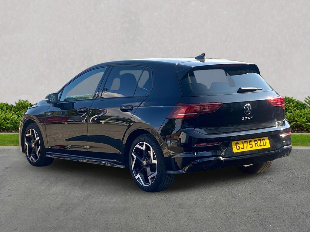 Volkswagen Golf 1.5 Etsi Mhev R-line Hatchback Hybrid D Black #2