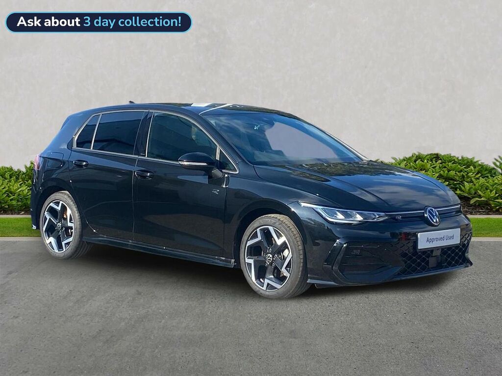 Volkswagen Golf 1.5 Etsi Mhev R-line Hatchback Hybrid D Black