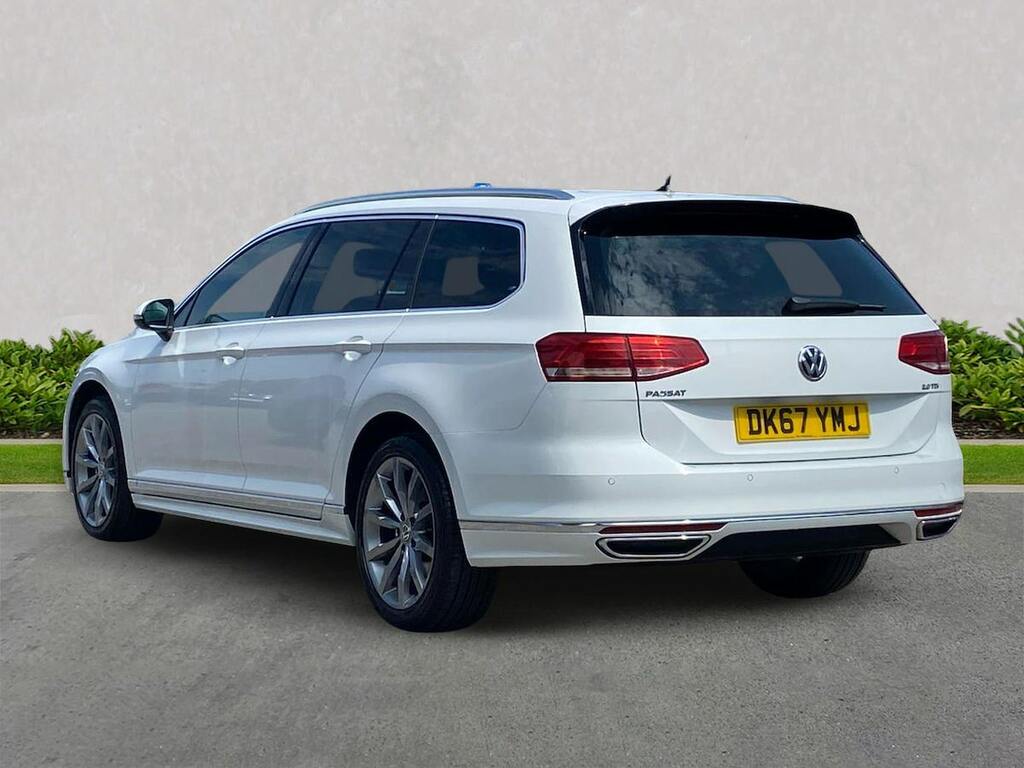 Volkswagen Passat 2.0 Tdi R-line Estate Dsg Euro 6 Ss White #2