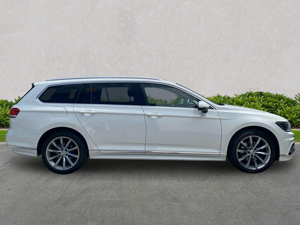 Volkswagen Passat 2.0 Tdi R-line Estate Dsg Euro 6 Ss White #3