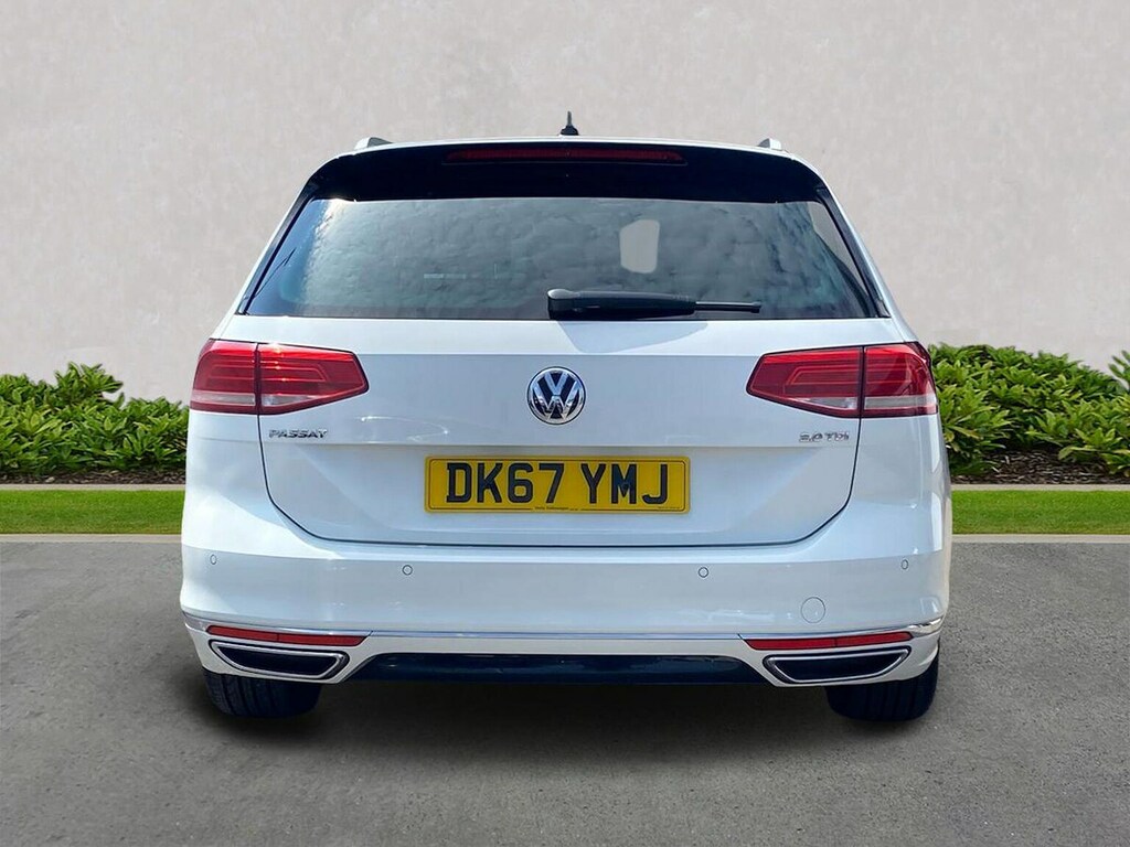 Volkswagen Passat 2.0 Tdi R-line Estate Dsg Euro 6 Ss White #4