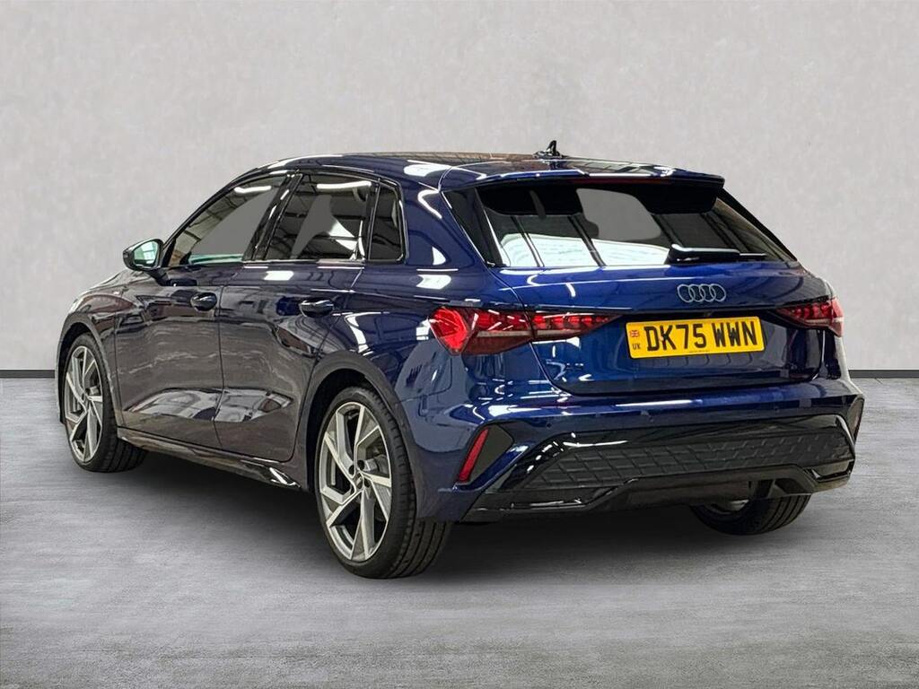 Audi A3 1.5 Tfsi Black Edition Sportback S Tron DK75WWN Blue #2