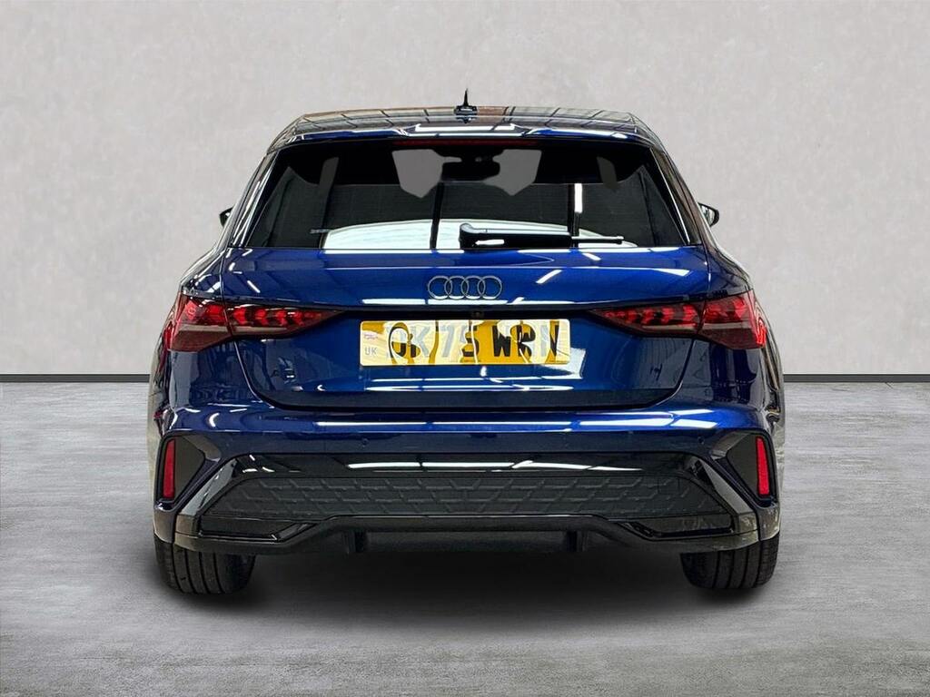 Audi A3 1.5 Tfsi Black Edition Sportback S Tron DK75WWN Blue #4