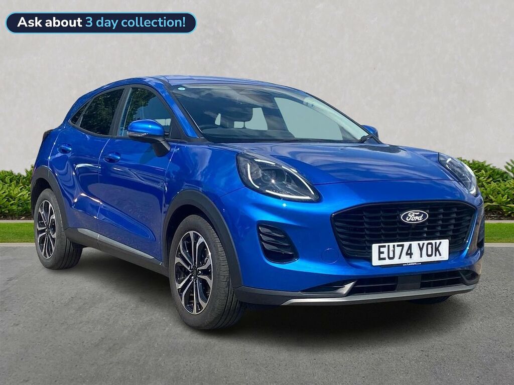 Ford Puma 1.0T Ecoboost Mhev Titanium Suv Hybrid Blue