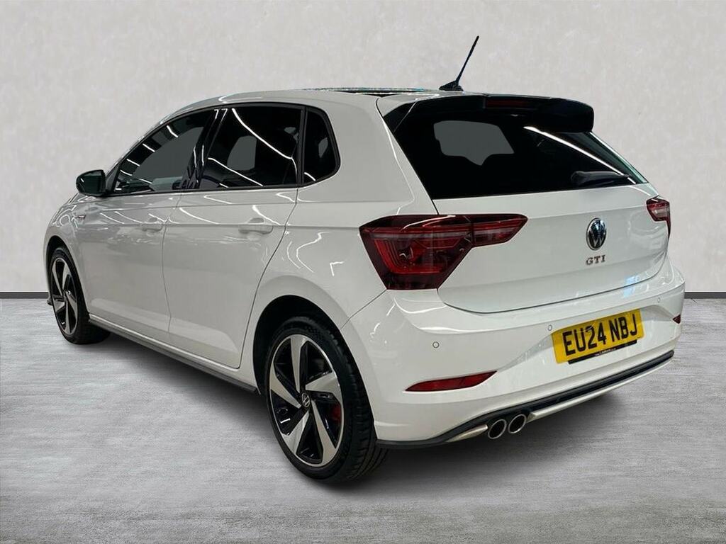 Volkswagen Polo 2.0 Tsi Gti Hatchback Dsg Euro 6 Ss White #2