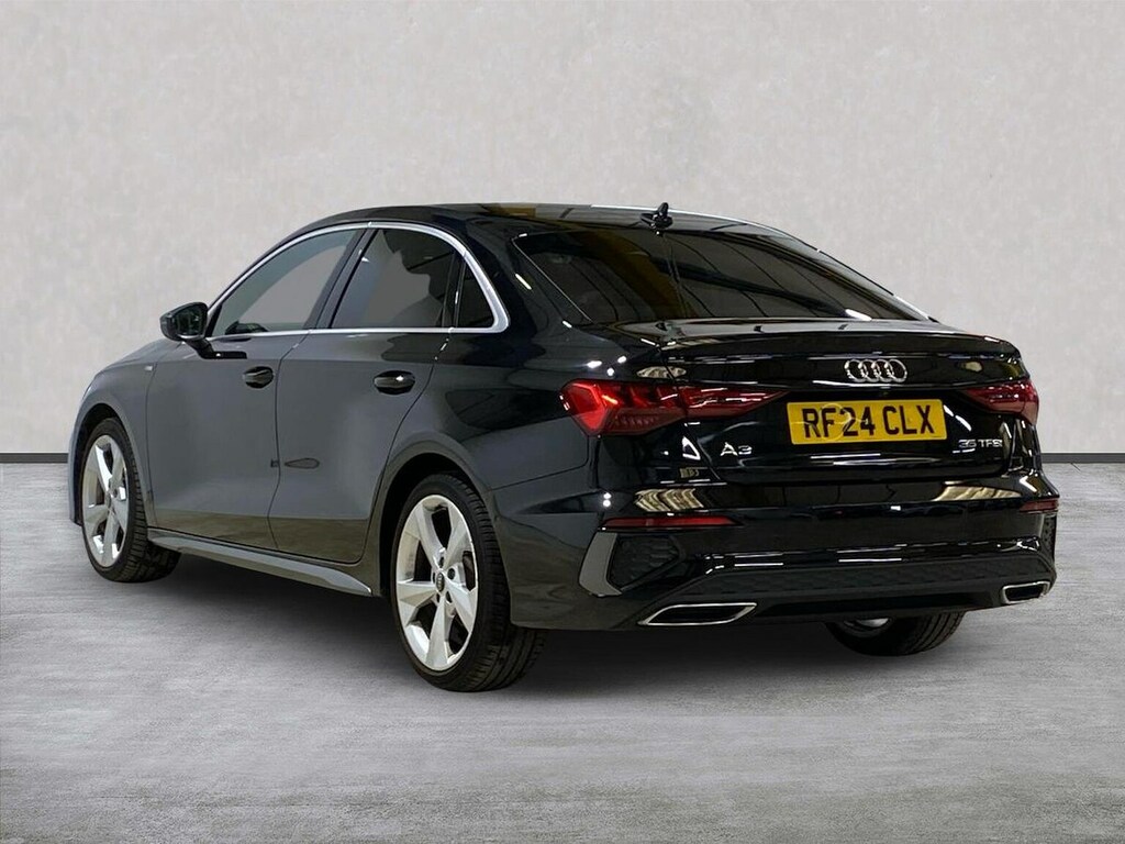 Audi A3 1.5 Tfsi 35 S Line Saloon S Tronic Euro Black #2