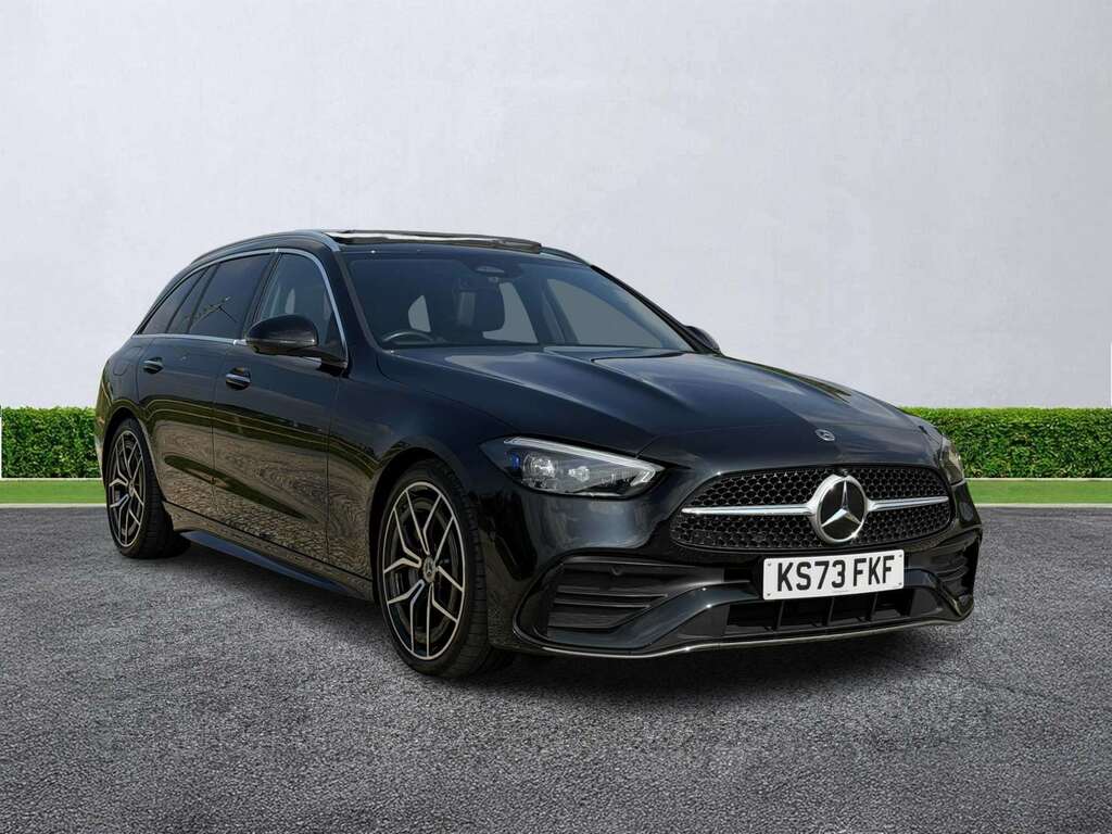 Mercedes-Benz C Class C300 Amg Line Premium Plus 9G-tronic Black