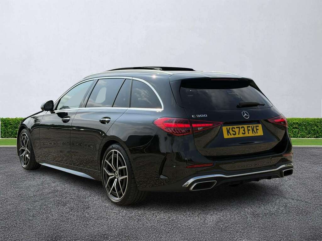 Mercedes-Benz C Class C300 Amg Line Premium Plus 9G-tronic Black #5