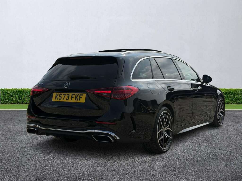 Mercedes-Benz C Class C300 Amg Line Premium Plus 9G-tronic Black #3