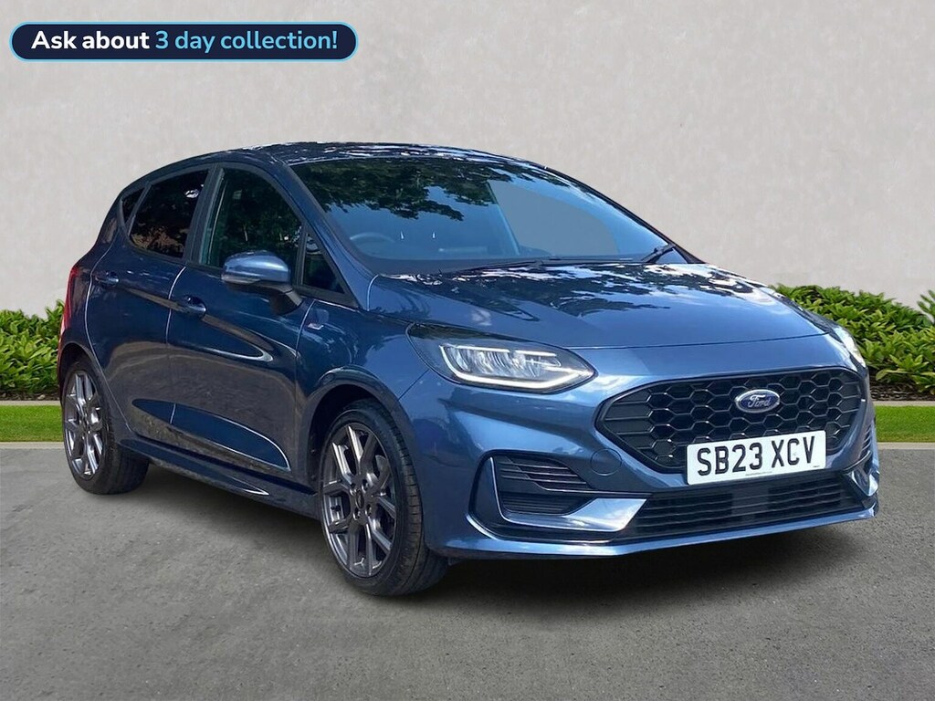 Ford Fiesta 1.0T Ecoboost St-line Hatchback Blue