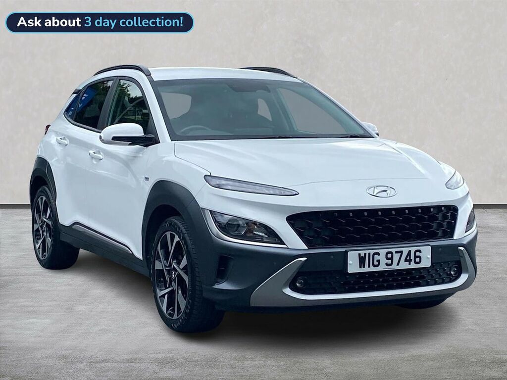 Hyundai Kona Kona 1.0 Tgdi 48V Mhev Premium Hatchback WIG9746 White