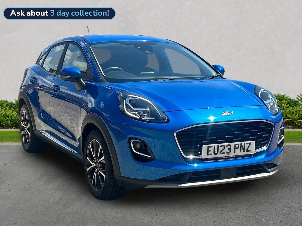 Ford Puma 1.0T Ecoboost Mhev Titanium Suv Hybrid Blue