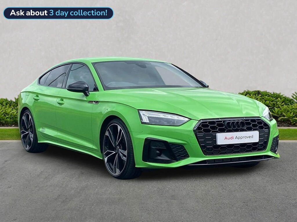 Audi A5 2.0 Tfsi 35 Black Edition Sportback S T Green