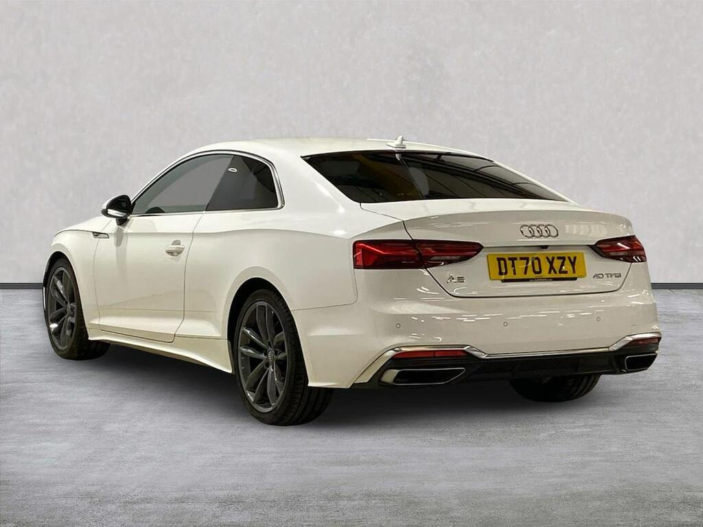 Audi A5 2.0 Tfsi 40 S Line Coupe S Tronic Euro White #2