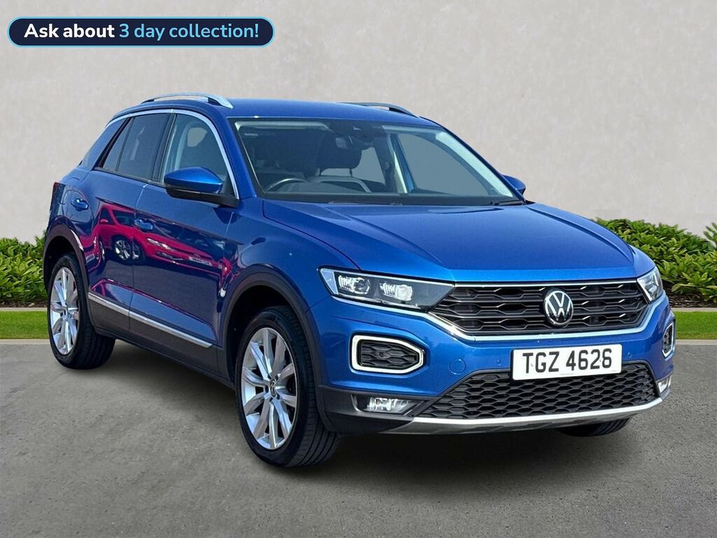 Volkswagen T-Roc 1.5 Tsi Gpf Evo Sel Suv Dsg Euro 6 Ss Blue
