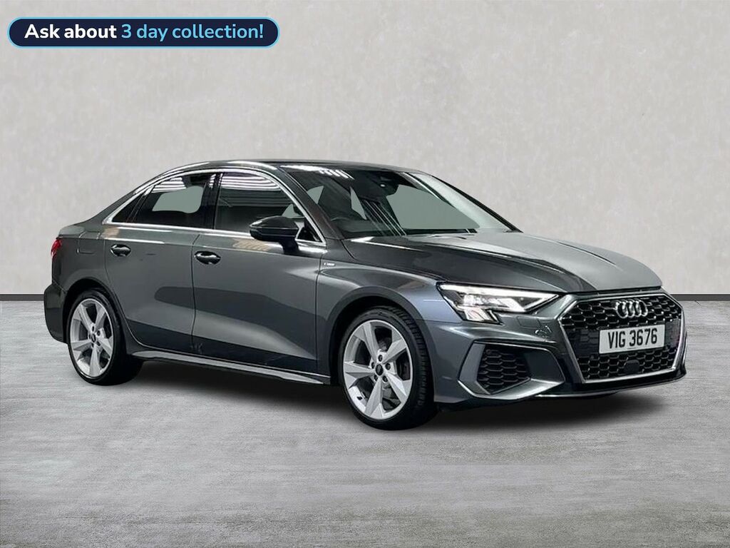 Audi A3 1.0 Tfsi 30 S Line Saloon Euro 6 VIG3676 Grey