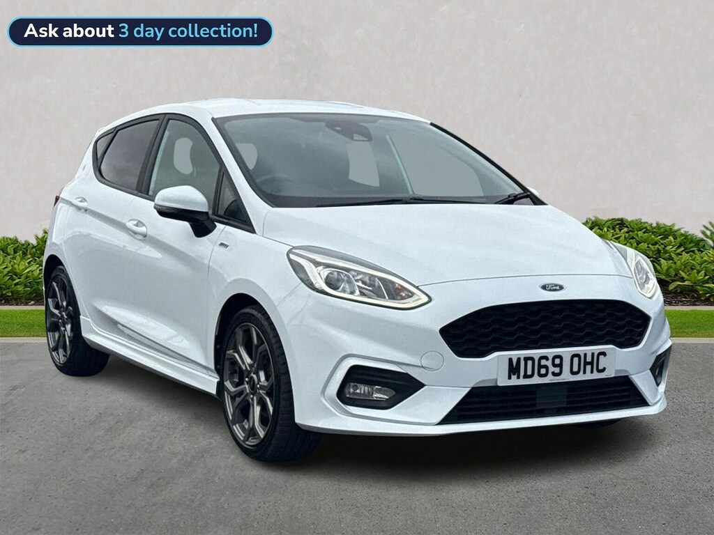Ford Fiesta 1.0T Ecoboost Gpf St-line Hatchback Man White