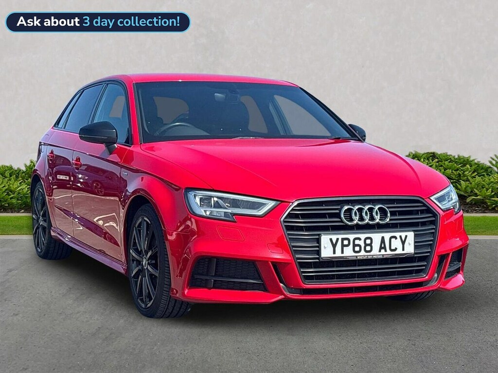 Audi A3 30 Tdi 116 Black Edition Red
