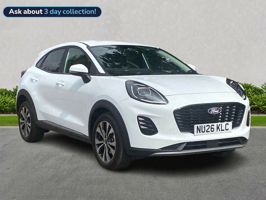 Ford Puma 1.0T Ecoboost Mhev Titanium Suv Hybrid White