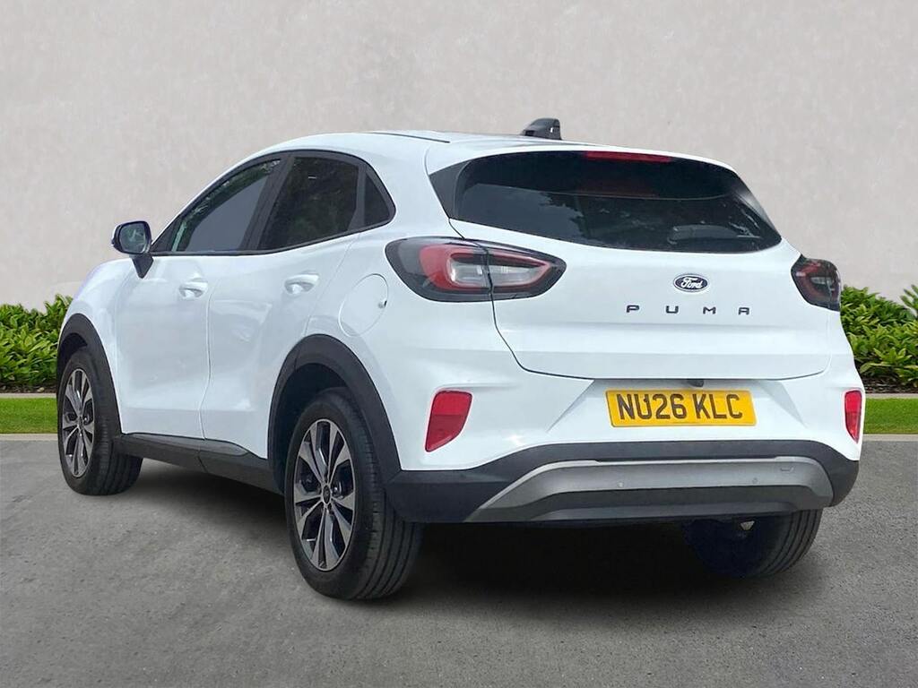 Ford Puma 1.0T Ecoboost Mhev Titanium Suv Hybrid NU26KLC White #2