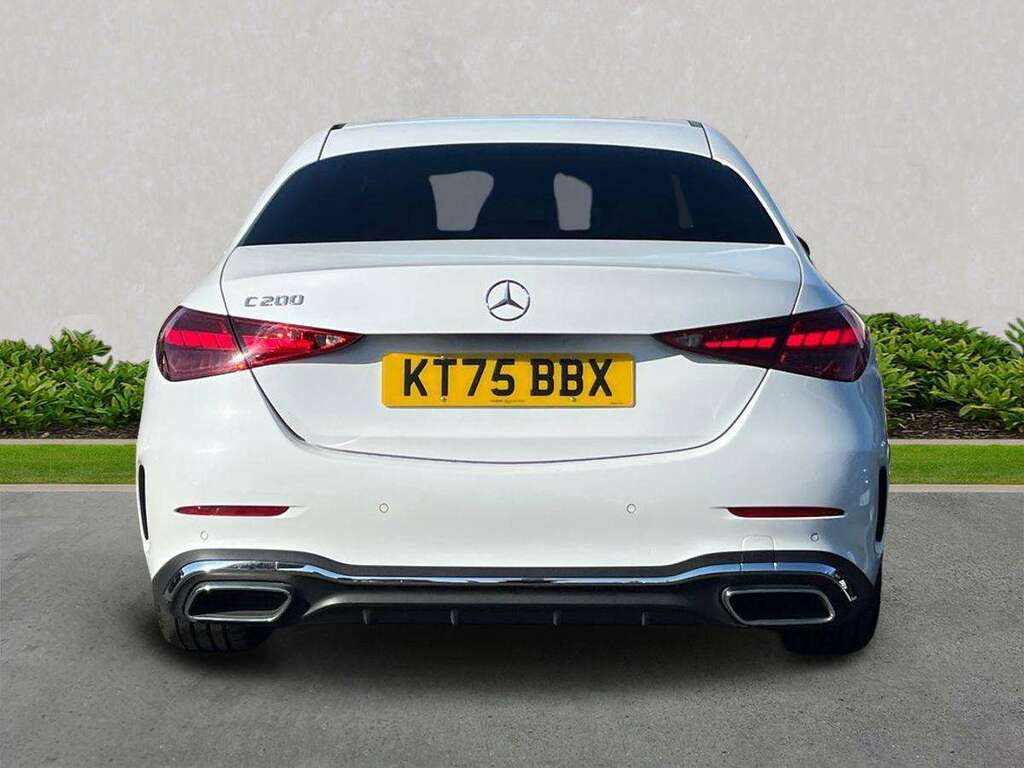 Mercedes-Benz C Class C200 Amg Line 9G-tronic White #4