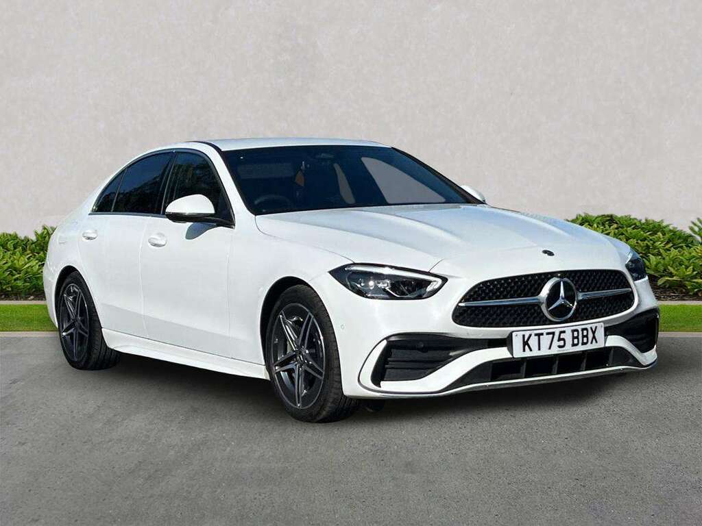 Mercedes-Benz C Class C200 Amg Line 9G-tronic White