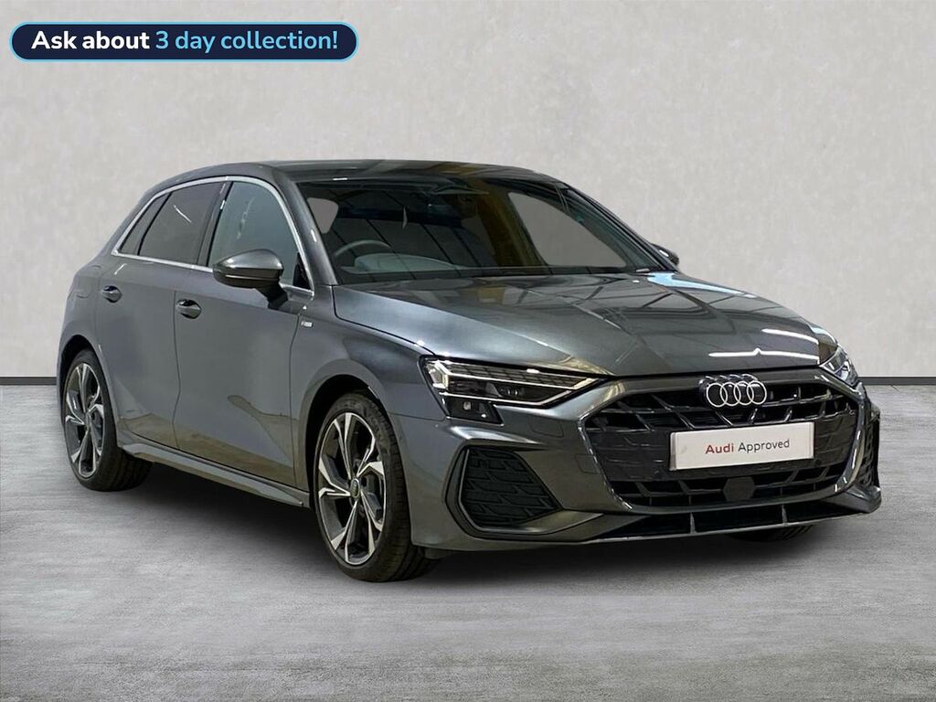 Audi A3 1.5 Tfsi S Line Sportback S Tronic Euro Grey