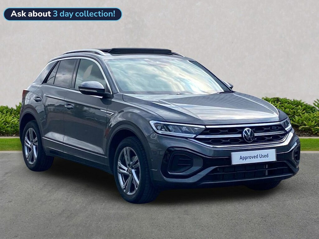 Volkswagen T-Roc 1.5 Tsi R-line Suv Dsg Euro 6 Ss 15 Grey