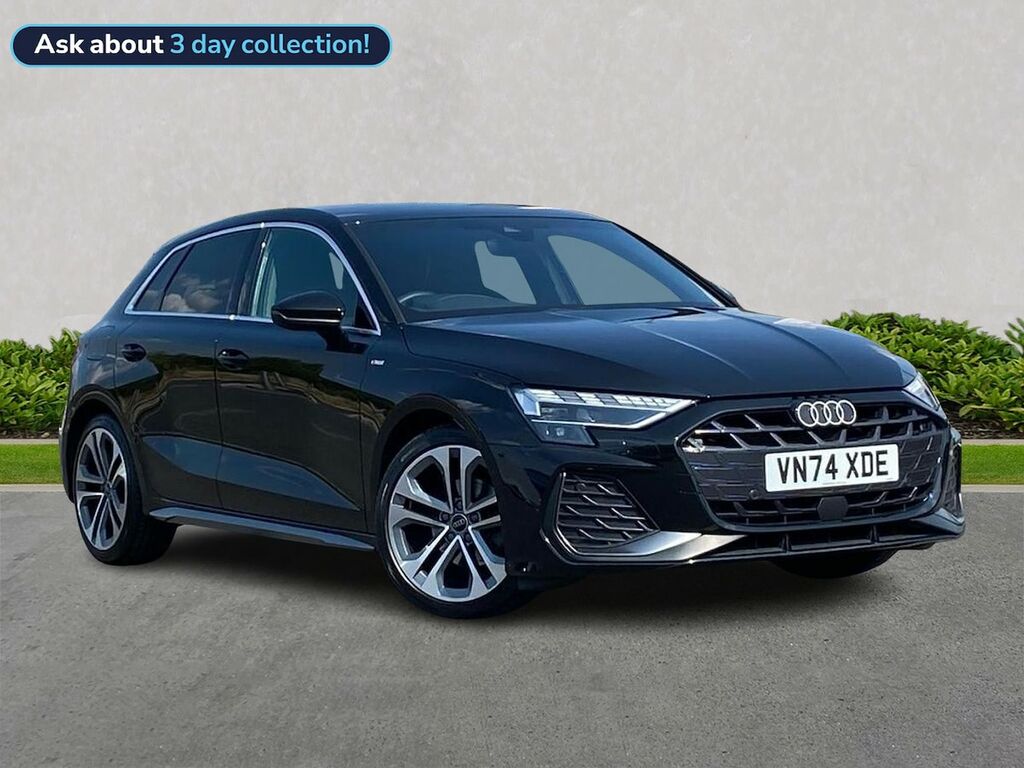 Audi A3 1.5 Tfsi 35 S Line Sportback S Tronic E Black