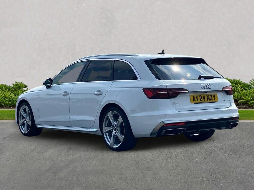 Audi A4 Avant 2.0 Tfsi 40 S Line Estate S Tronic Euro White #2