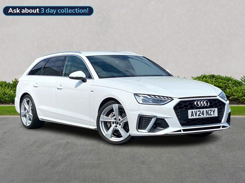 Audi A4 Avant 2.0 Tfsi 40 S Line Estate S Tronic Euro White