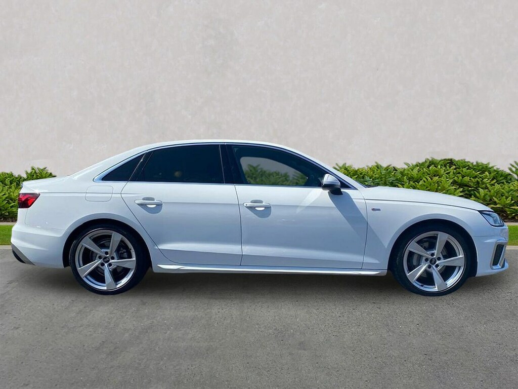 Audi A4 2.0 Tfsi 40 S Line Saloon S Tronic Euro White #3