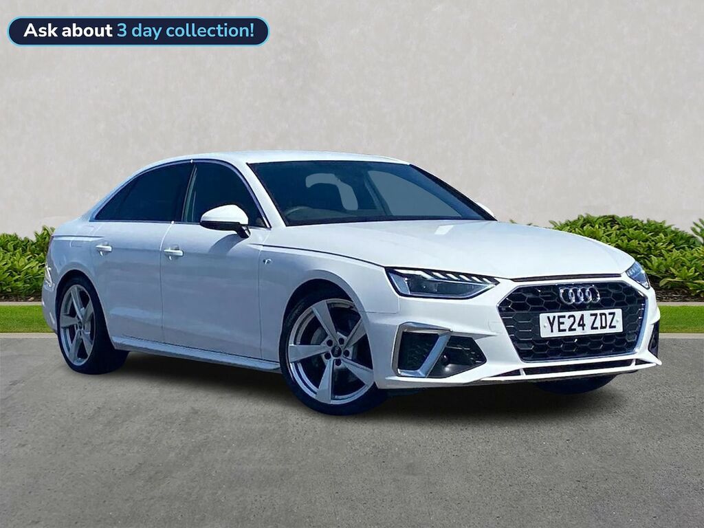 Audi A4 2.0 Tfsi 40 S Line Saloon S Tronic Euro White