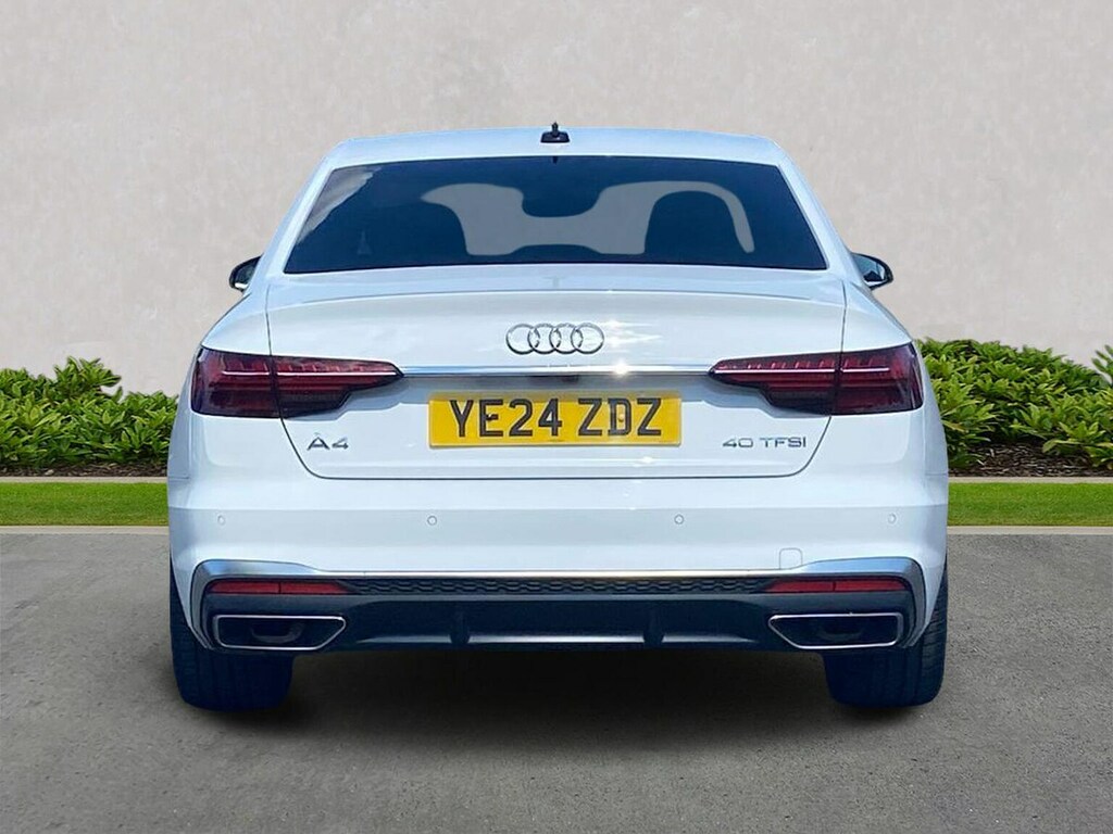 Audi A4 2.0 Tfsi 40 S Line Saloon S Tronic Euro White #4